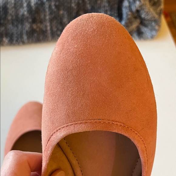 Madewell Coral Suede Ballet Flats 7 - Picture 6 of 10